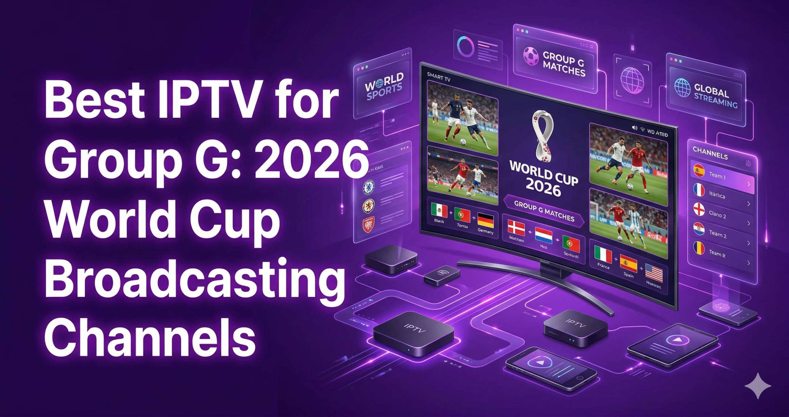 IPTV for Group G: 2026 World Cup Broadcasting Channels