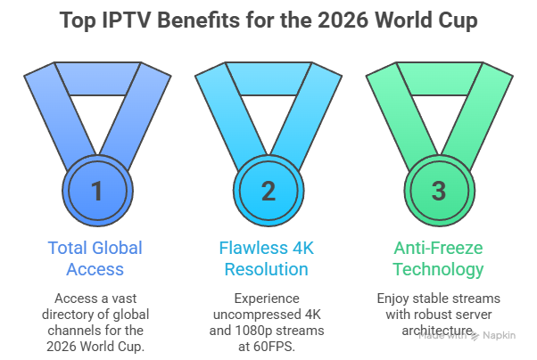 Top IPTV Benefits for the 2026 World Cup